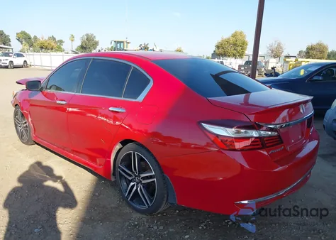2017 Honda Accord Sport Se z USA, uszkodzony, nr VIN 1HGCR2F18HA186215